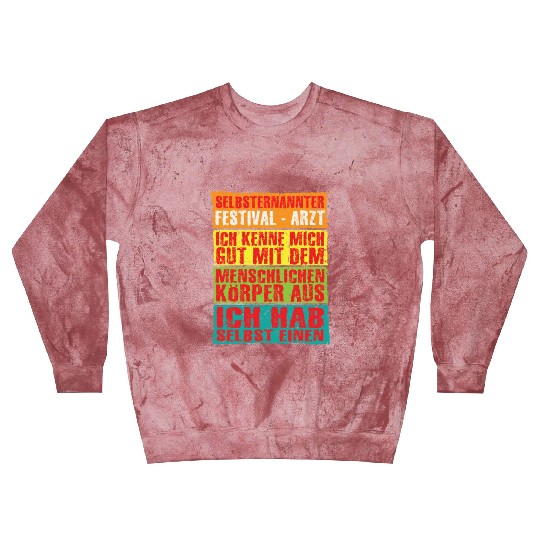 Festival doctor with human body Blast Sweatshirts
