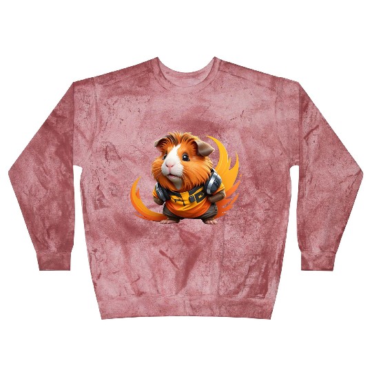 cute and cool DJ guinea pig Blast Sweatshirts