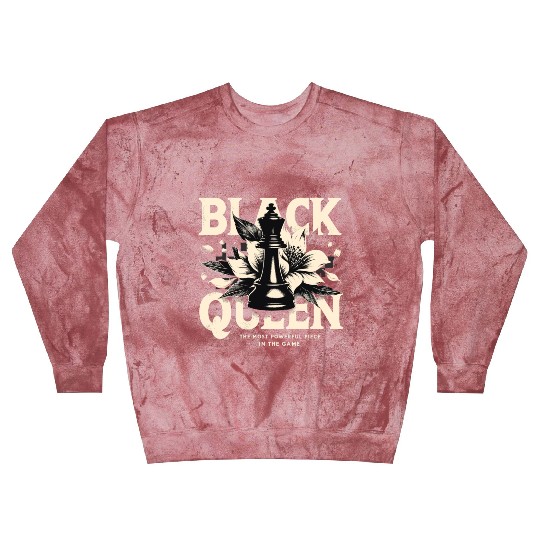 Black Queen The Most Powerful Chess African USA Blast Sweatshirts