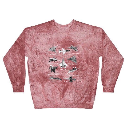 Fighters Jets F22 Raptor F14 Tomcat Plane Spotting Blast Sweatshirts