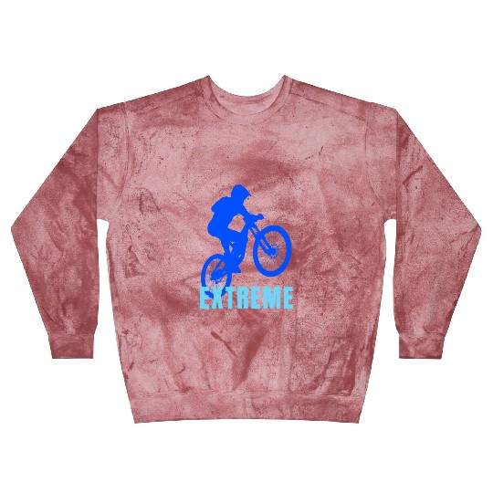 Mountain Bike (blue and light blue design) Blast Sweatshirts