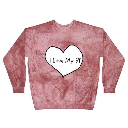 I love My Bf | gift for boyfriend in valentines Blast Sweatshirts