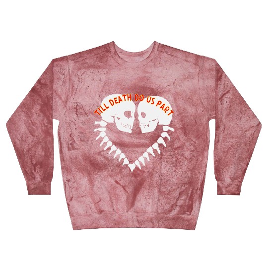 Skulls Till Death Do Us Part Heart © Blast Sweatshirts