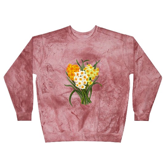 Daffodil Bunch Daffodils He Daffodil Blast Sweatshirts