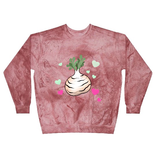 Turnip Love Valentine's Day Hearts Blast Sweatshirts