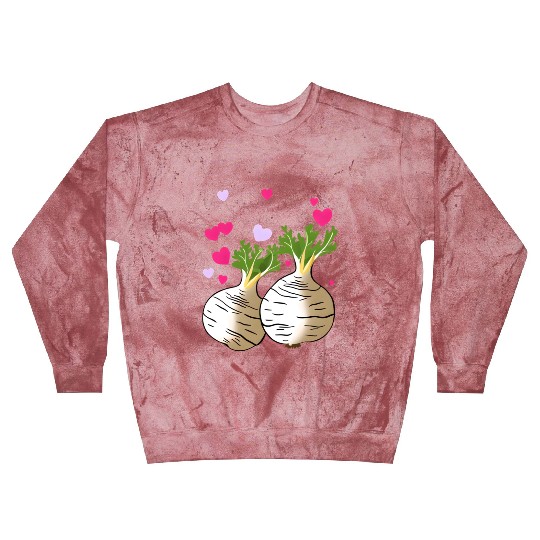 Turnip Love Hearts Valentine's Day Blast Sweatshirts