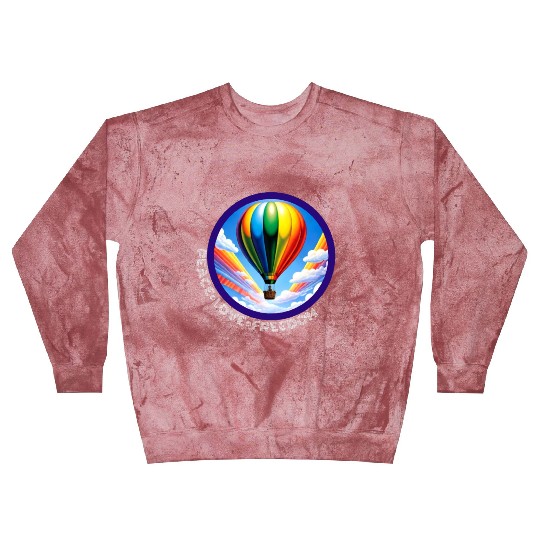 Peace Love Freedom Ballon Blast Sweatshirts
