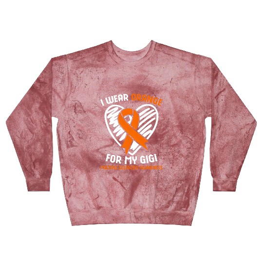 I Wear Orange For My Gigi Multiple Sclerosis Aware Blast Sweatshirts