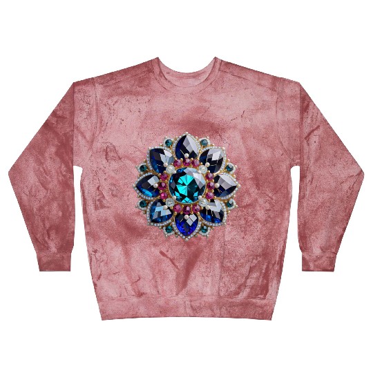 Gorgeous Gemstone Brooch: A Radiant Statement Piec Blast Sweatshirts