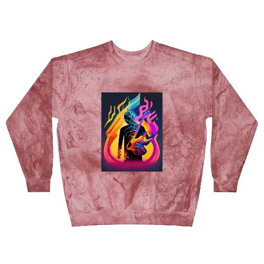 Dance Through Spectrum Immerse in Color and sound Blast Sweatshirts