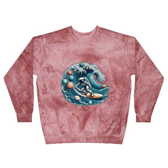astronaut on the waves Blast Sweatshirts