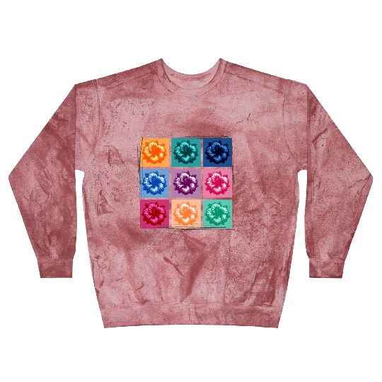 Pop Art Hibiscus Blast Sweatshirts