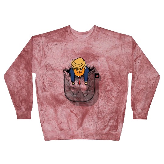 Trump Pocket USA Flag Blast Sweatshirts
