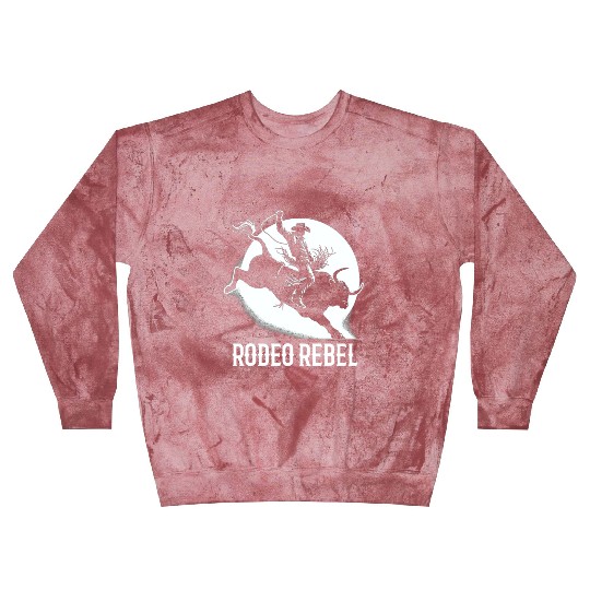 Rodeo Bull Riding Livestock Show Farmer Cattle Blast Sweatshirts