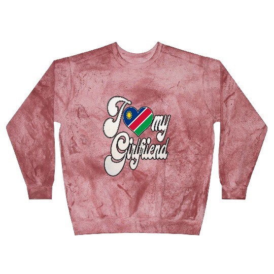 NamibiaI Love My Namibian Girlfriend Blast Sweatshirts