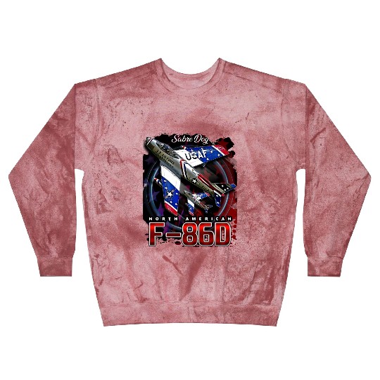 F86D Sabre Dog Vintage Us Air Force Fighter Aircra Blast Sweatshirts