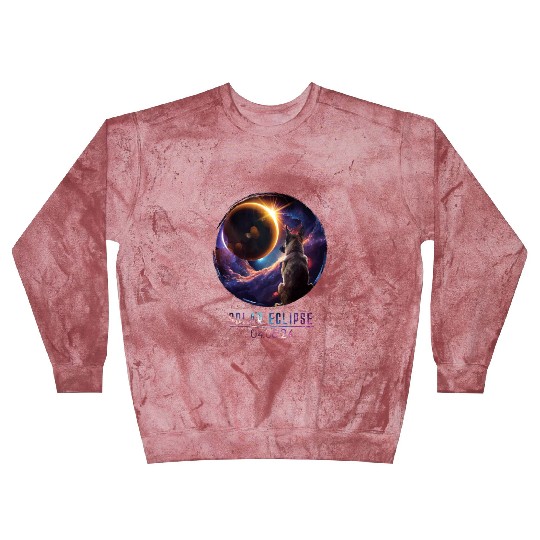 Total Solar Eclipse 4.8.24 Path Of Totality Kids Blast Sweatshirts