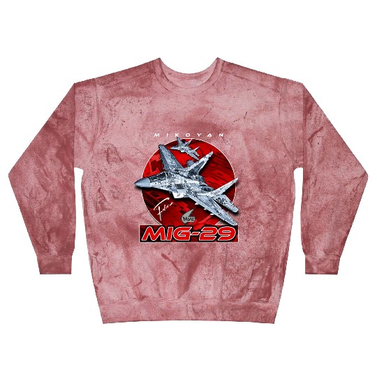 MIG-29 Soviet Union Air Superiority Jet Fighter Blast Sweatshirts