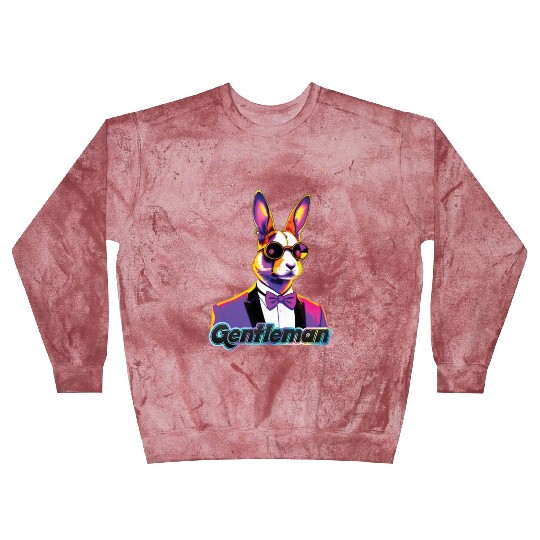 Pop Art Playboy Rabbit Gentleman Cyberpunk Bunny Blast Sweatshirts
