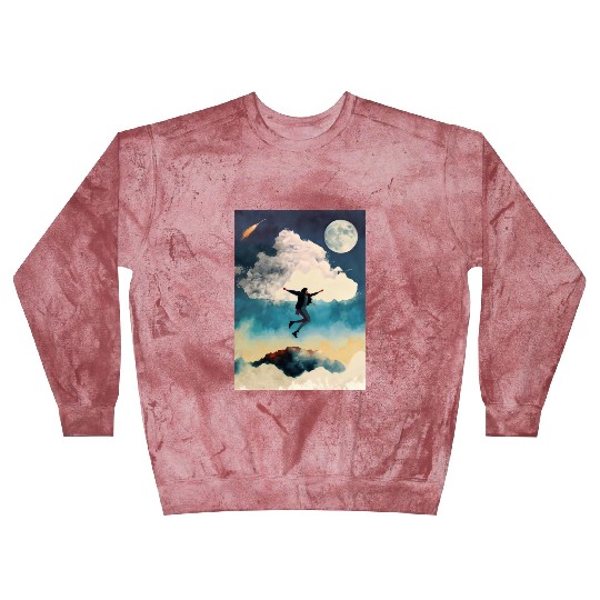 Portrait of Moonlight Dancing Among the Stars Blast Sweatshirts
