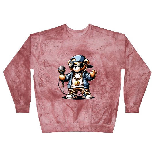 teddy bear rapper Blast Sweatshirts