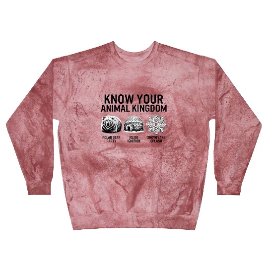 Winter Blast Sweatshirts, Know Your Animal Kingdom Polar Bear