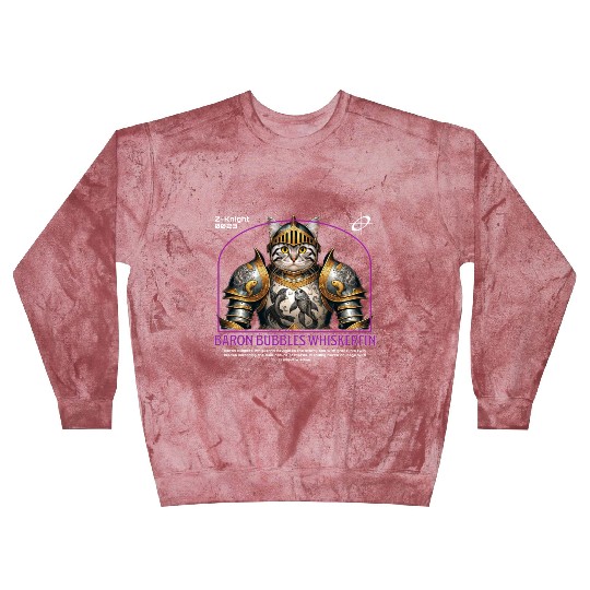 Pisces Cat Knight - Zodiac Astrology Fish Armor Blast Sweatshirts