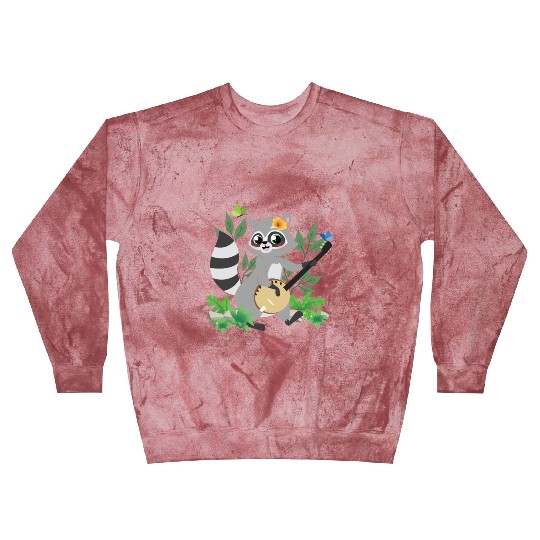 Raccoon Cottagecore Naturecore Kids Blast Sweatshirts