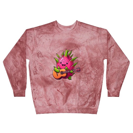 Dragon Fruit Jam: Playing the Guitar Blast Sweatshirts