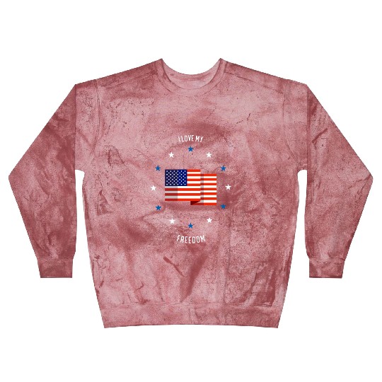 I love my freedom (pd6) Blast Sweatshirts