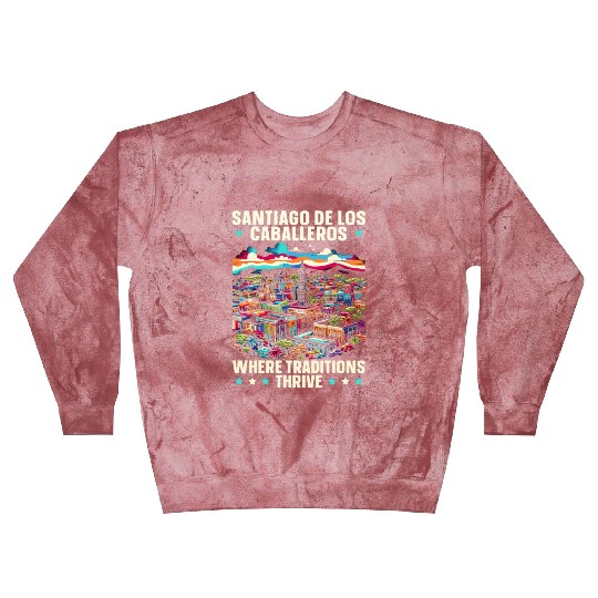 santSantiago De Los Caballeros Dominican Republic Blast Sweatshirts