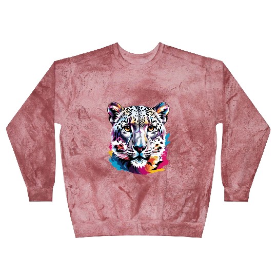Snow leopard Blast Sweatshirts