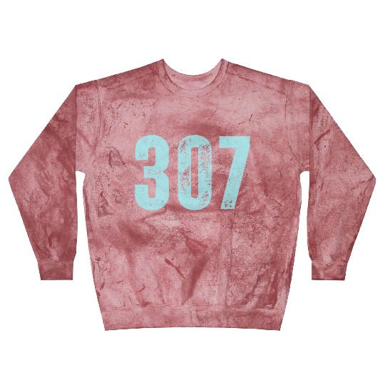 307 Area Code Wyoming Blast Sweatshirts