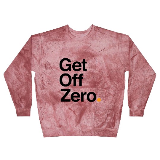 Get Off Zero! - Bitcoin (Black Text) Blast Sweatshirts