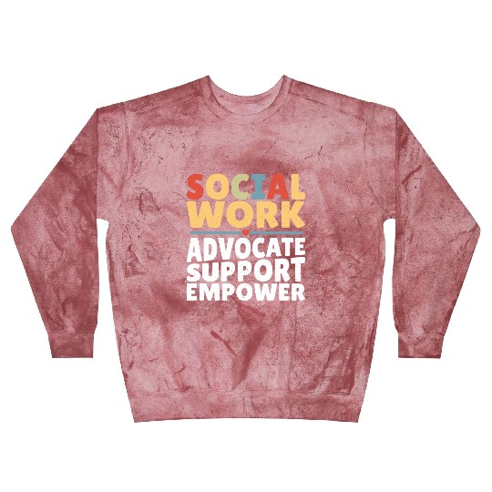 Political Science Social Works LCSW Social Worker Blast Sweatshirts
