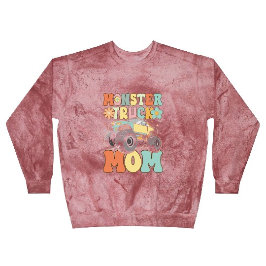 Groovy Truck Lover Mom Female Blast Sweatshirts