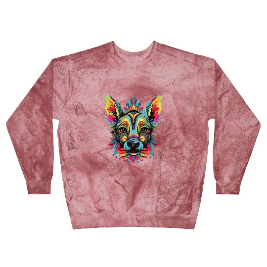 Watercolor Colorful Peruvian Inca Orchid Blast Sweatshirts