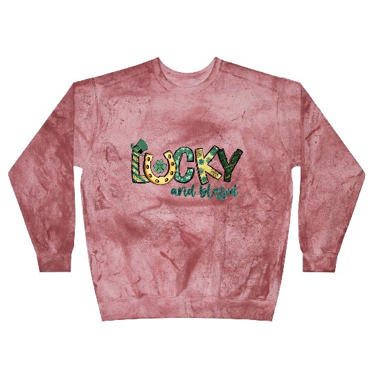 Lucky And Blessed Blast Sweatshirts