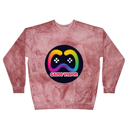 Game Vision Official YouTube Channel Logo Blast Sweatshirts