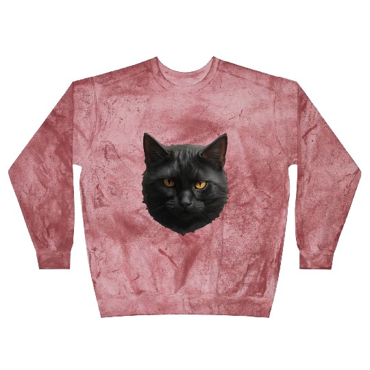 black cat face Blast Sweatshirts