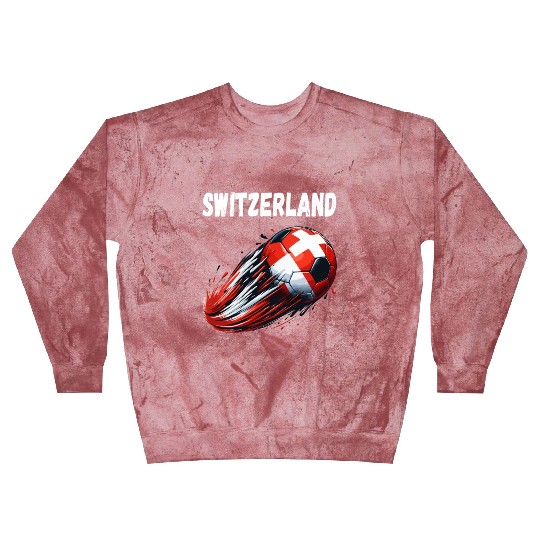 Switzerland Footballgraphic illustrationsoccer mot Blast Sweatshirts