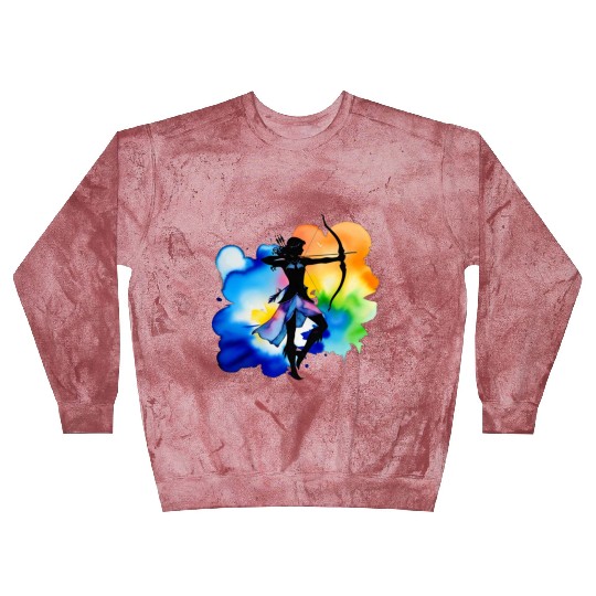 Color splash zodiac: Sagittarius Blast Sweatshirts