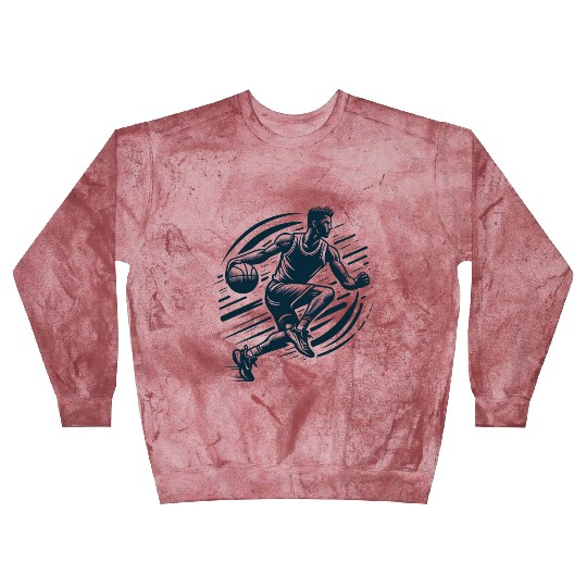 Basketball Player Icon Blast Sweatshirts