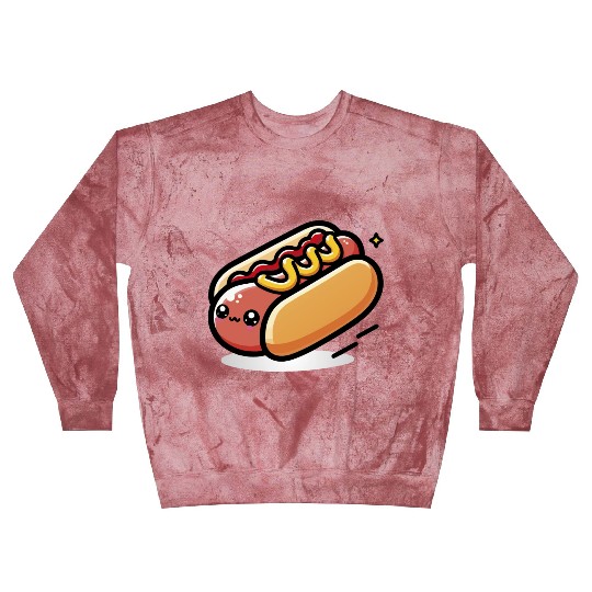 Cute Kawaii Hot dog Blast Sweatshirts