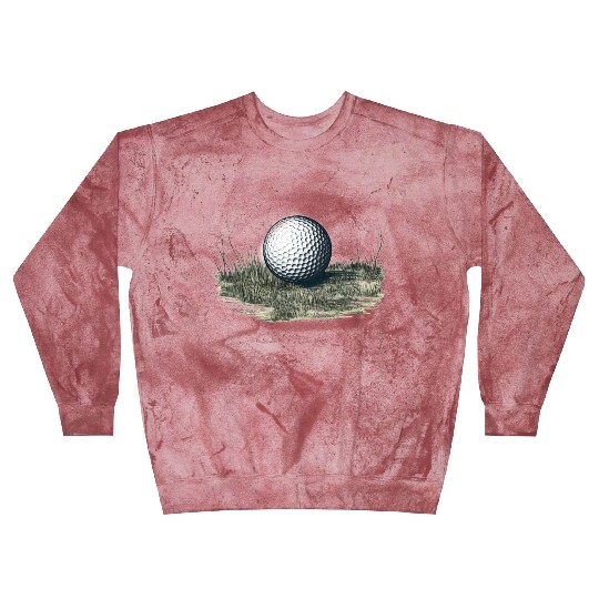 Golf ball on grass Blast Sweatshirts