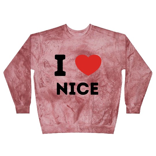 I Love Nice France Blast Sweatshirts