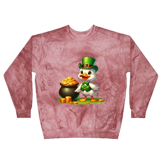 St. Patrick's Day Elephant Green Blast Sweatshirts