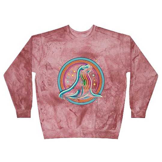 Seal Neon in circle Blast Sweatshirts