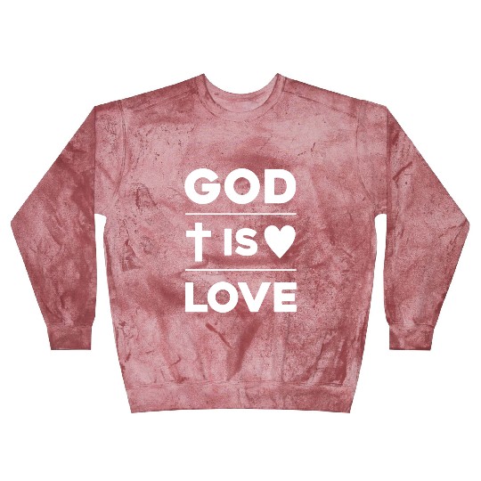 Divine Love: Embrace the Spirit with 'God is Love' Blast Sweatshirts