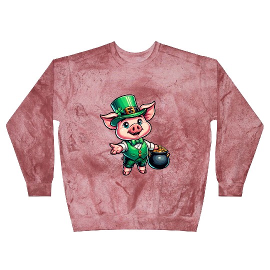 Cute St. Patrick's Piglet Blast Sweatshirts